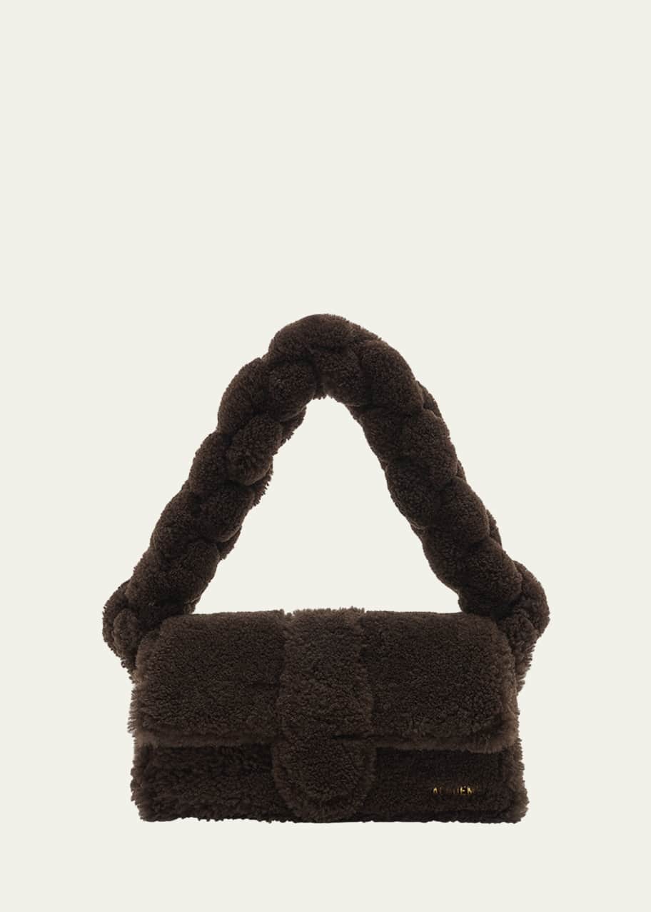 Image 1 of 1: Le Bambidou Lamb Shearling Shoulder Bag