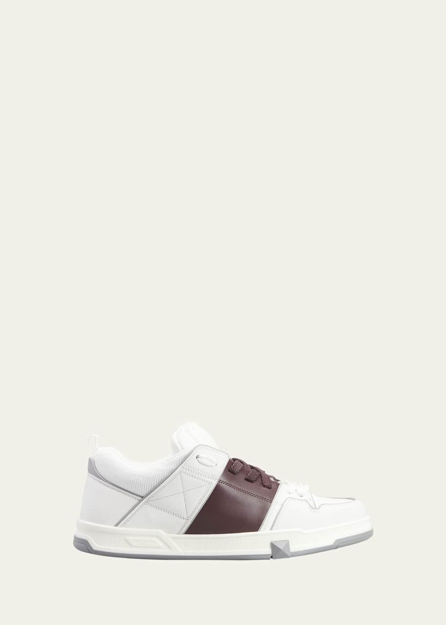Men s Open Skate V Logo Mid Top Sneakers