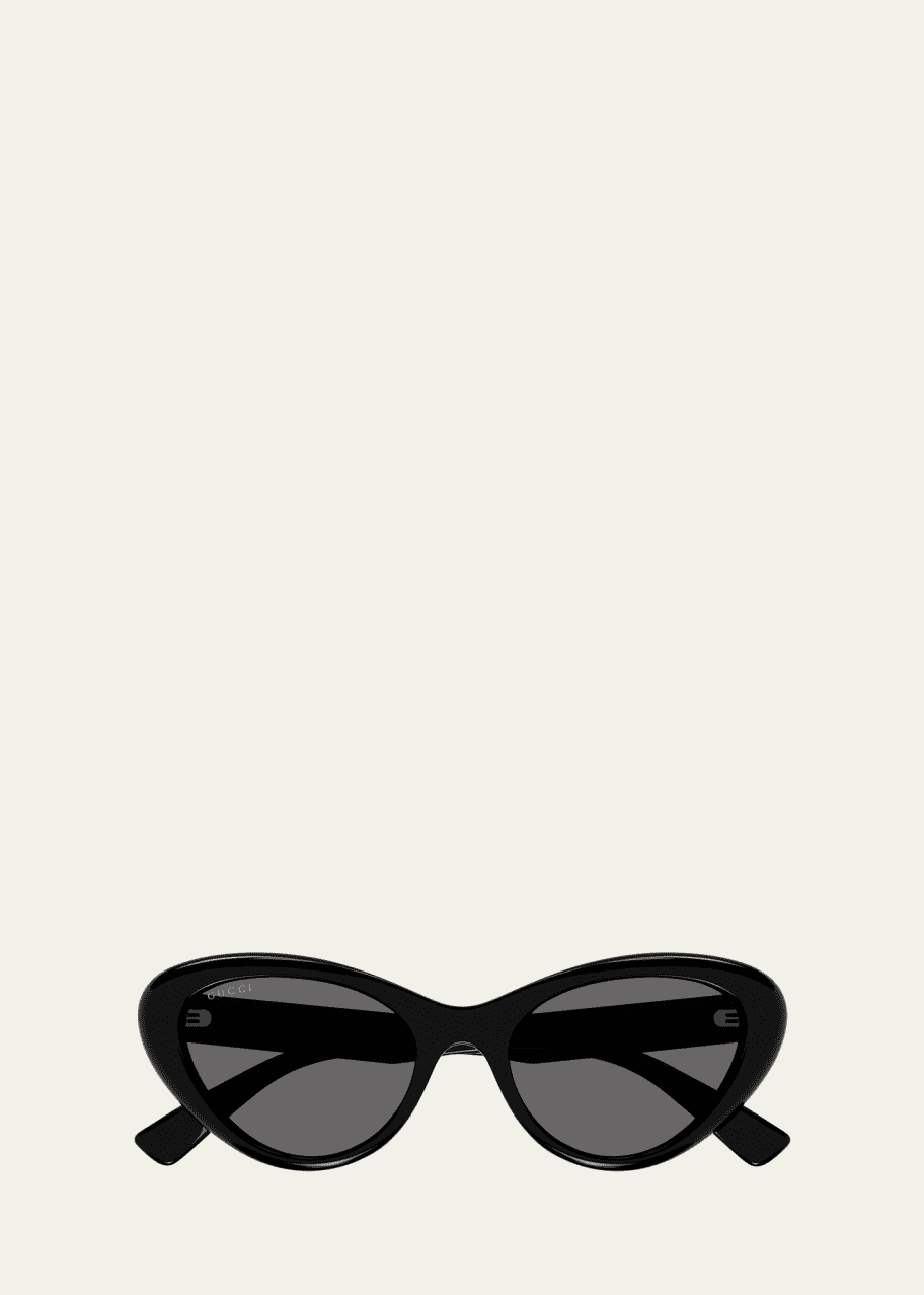Gucci Star Logo Acetate Cat Eye Sunglasses Bergdorf Goodman