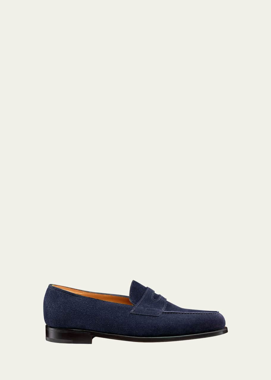 Image 1 of 1: Men's Lopez Suede Penny Loafers