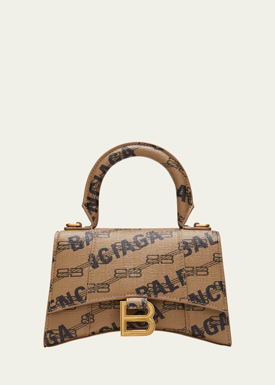 【BALENCIAGA】関税込☆Hourglass BB モノグラムバッグ XS BALENCIAGA アワーグラス BBモノグラム デニムバッグ【関税込