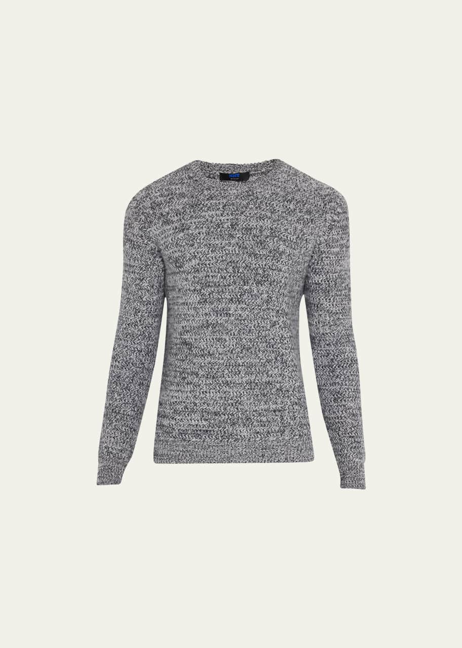 Image 1 of 1: Men's Wool-Cashmere Knit Crewneck Sweater