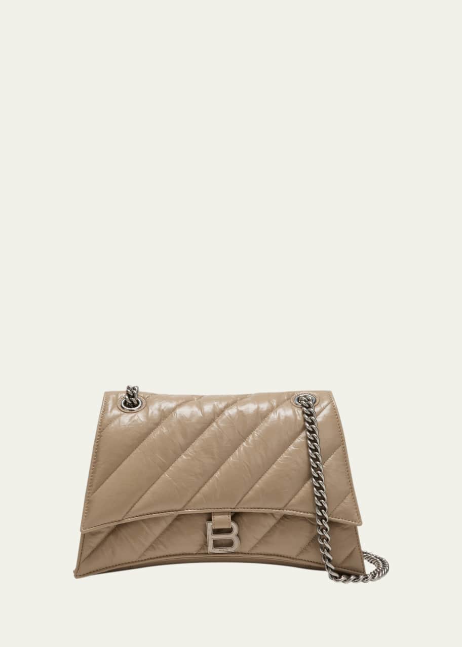 【関税＆送料込み】Balenciaga Crush Medium Quilted With Cha Balenciaga Crush Medium Quilted Chain Bag | Neiman Marcus