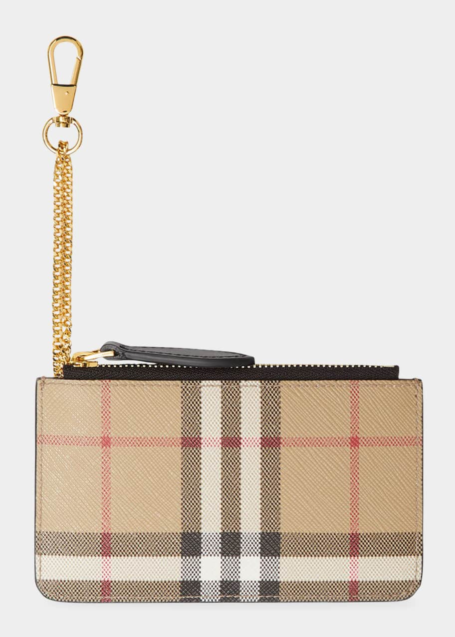 Burberry Kelbrook Vintage Check Coin Case - Bergdorf Goodman