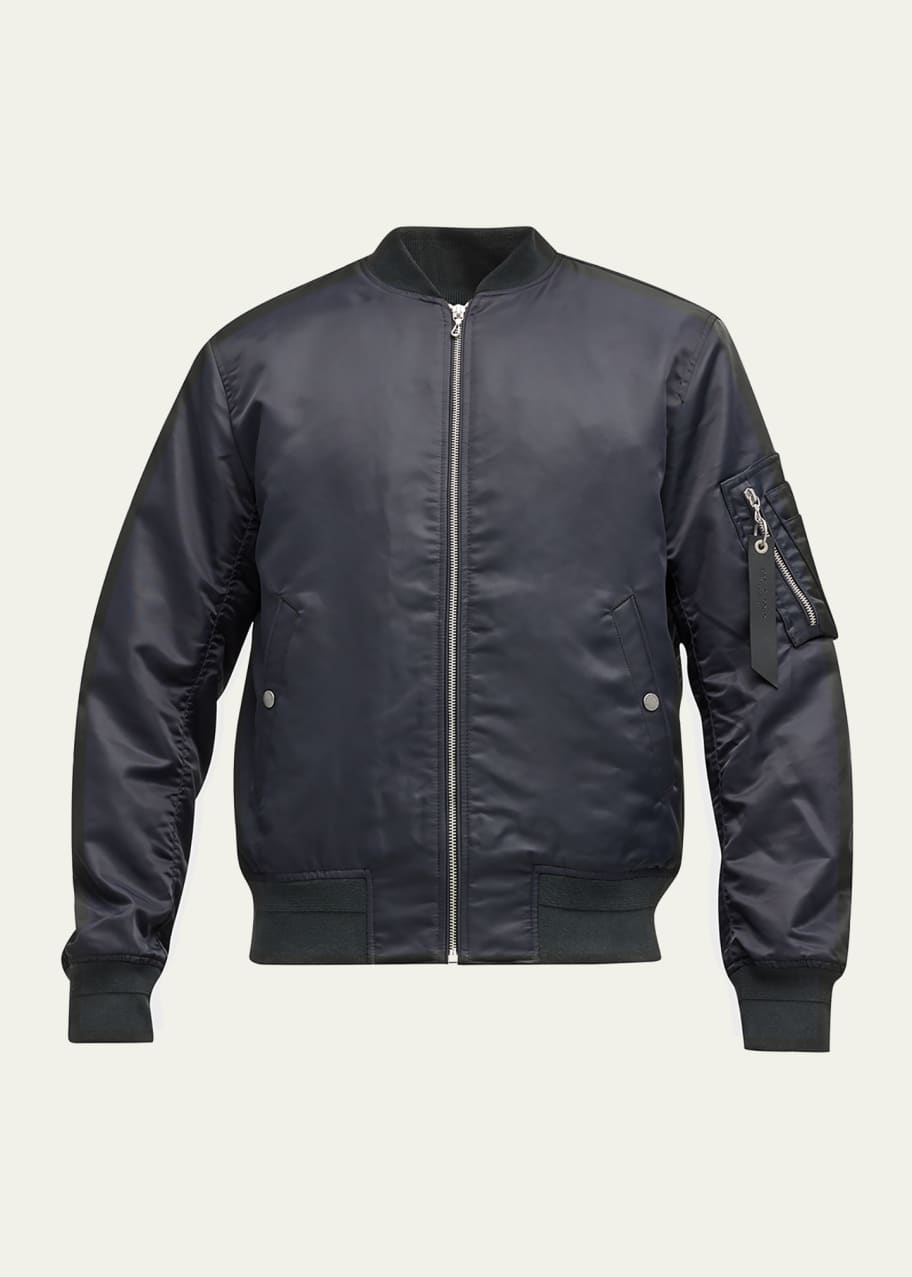 Image 1 of 1: Men's Manston Nylon Bomber Jacket