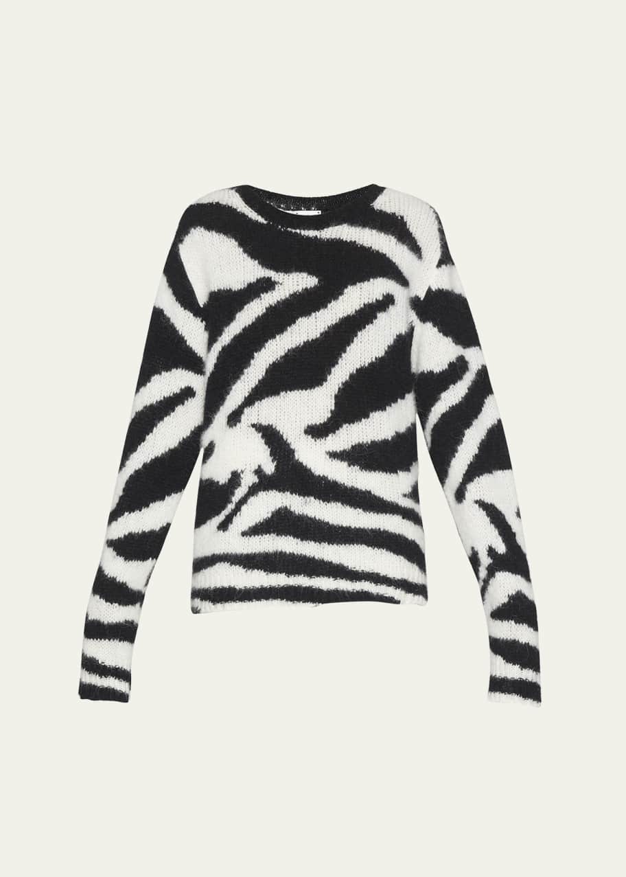 Dries Van Noten Nazareth Zebra Sweater - Bergdorf Goodman