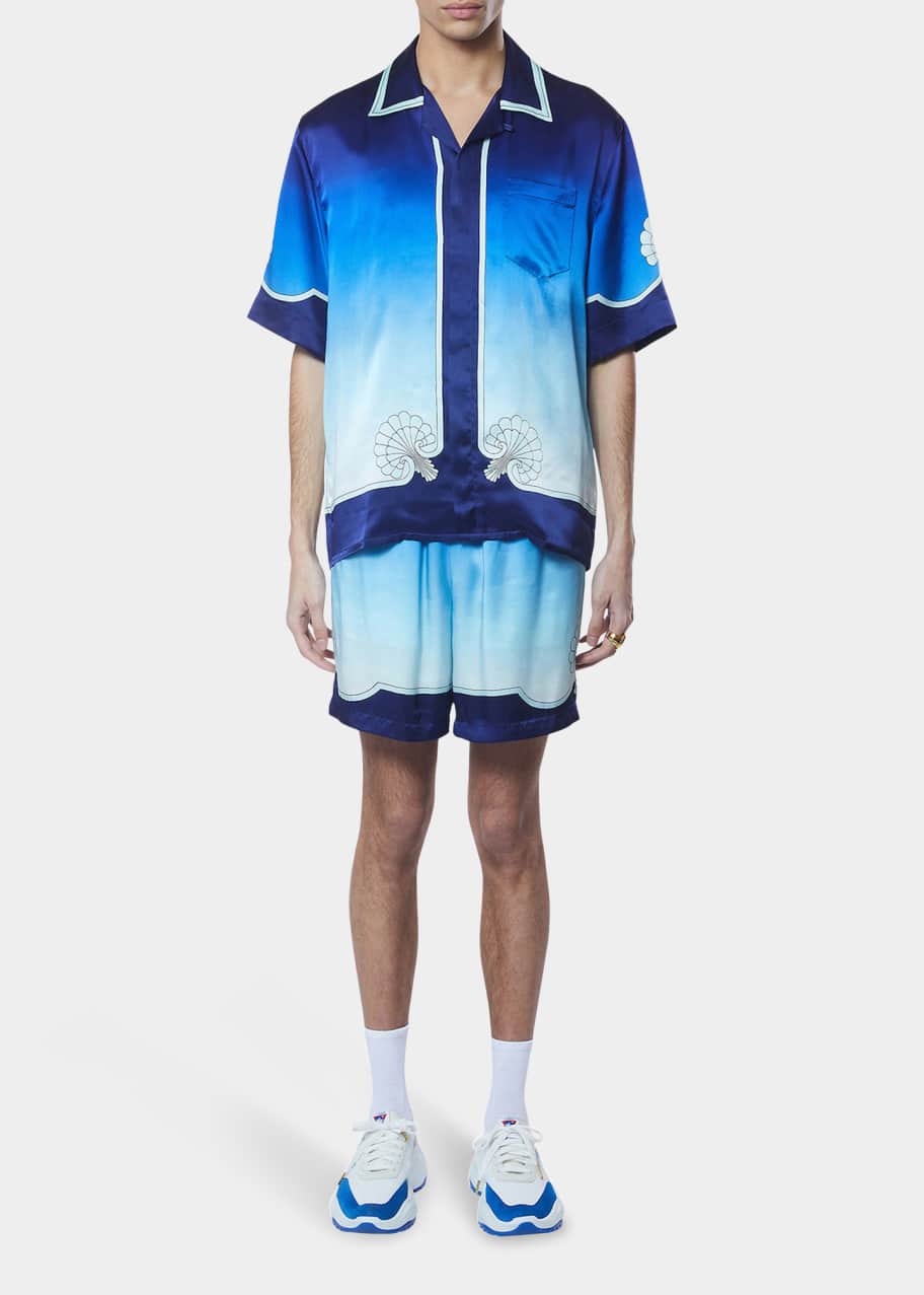 casablanca silk shirt dress Tennis Club Silk Shirt Dress  Casablanca