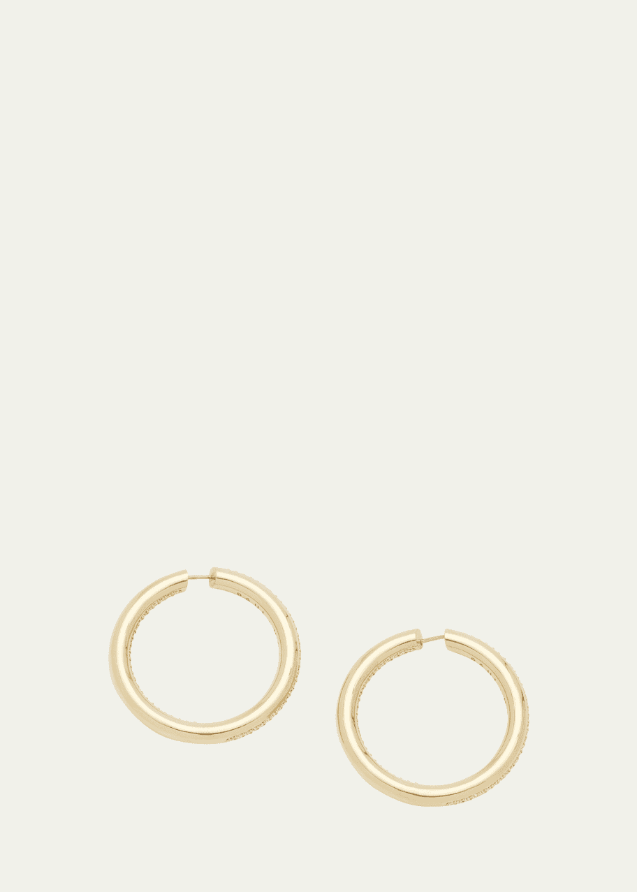 Paul Morelli Ultimate Hoop Earrings with Diamonds, 30mm Bergdorf Goodman