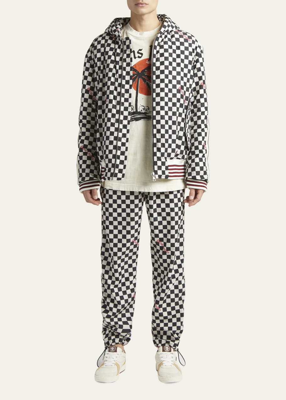 Track pants checkerboard on sale