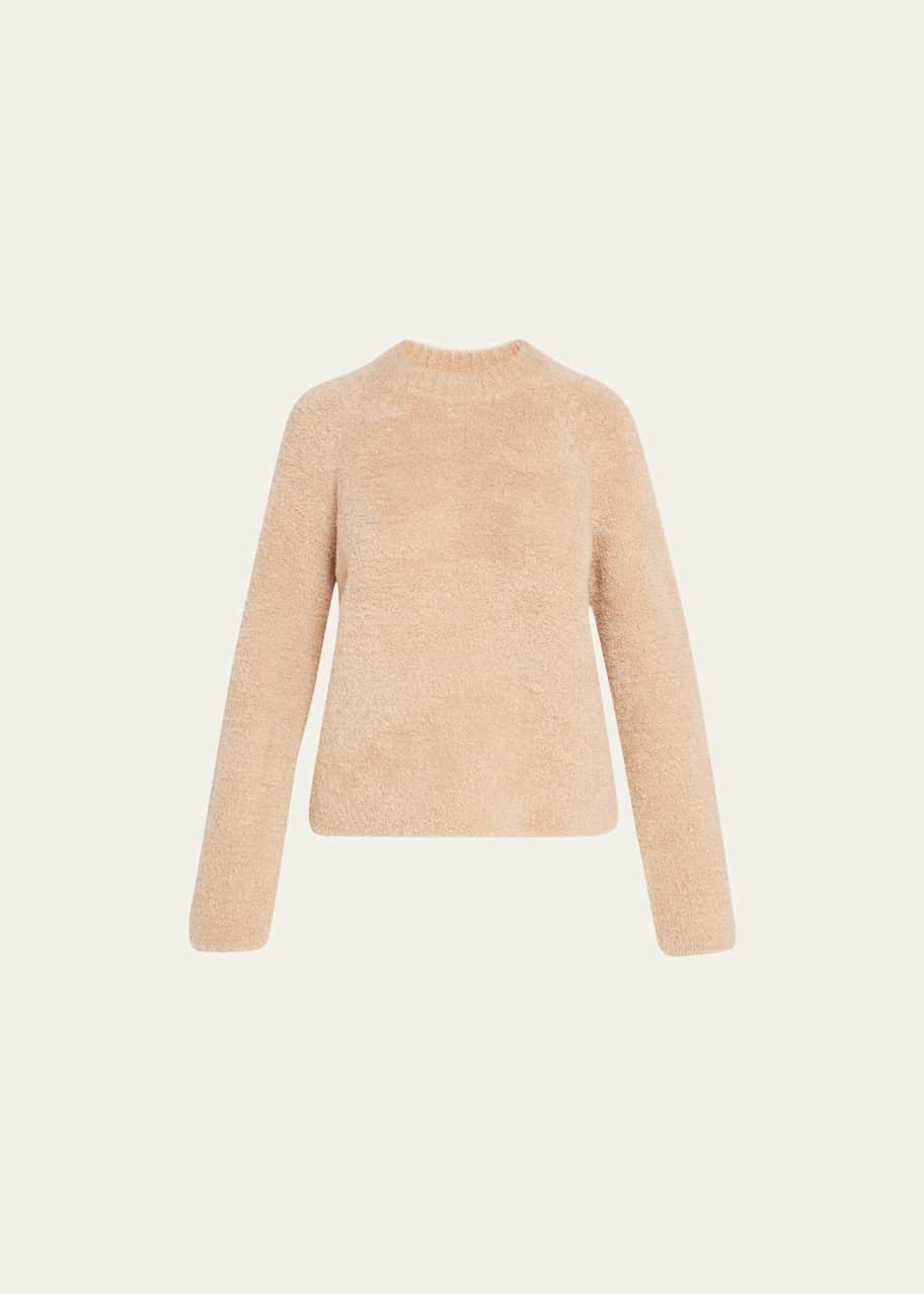 Vince Teddy Sherpa Raglan-Sleeve Sweater Bergdorf Goodman