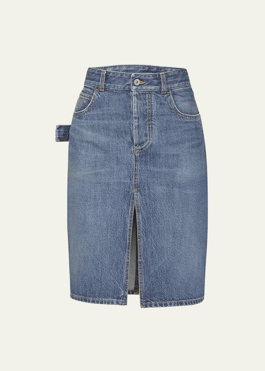スカート BOTTEGA VENETA Women Mid Skirts 774713V3MM0 4889 BLUE Women's Skirts | Bottega Veneta® SE