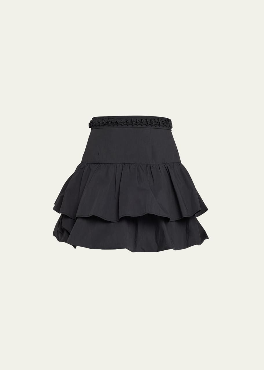 Rhode Elinor Tiered Mini Flounce Skirt Bergdorf Goodman