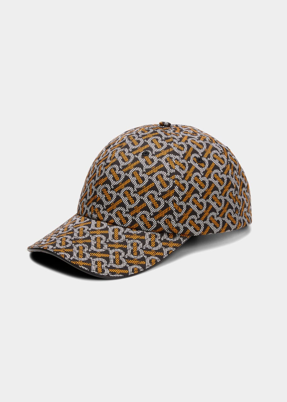 Burberry monogram hat deals