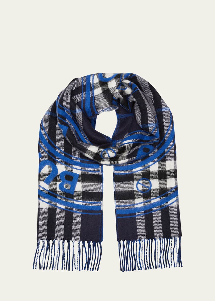 Burberry giant icon cashmere scarf top