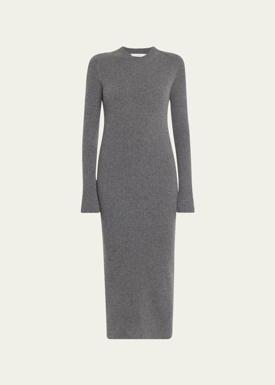 Iro Liette Ribbed Cashmere Midi Dress - Bergdorf Goodman