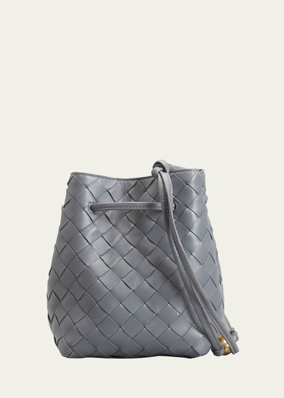 Bottega Veneta Small Intrecciato Napa Bucket Crossbody Bag