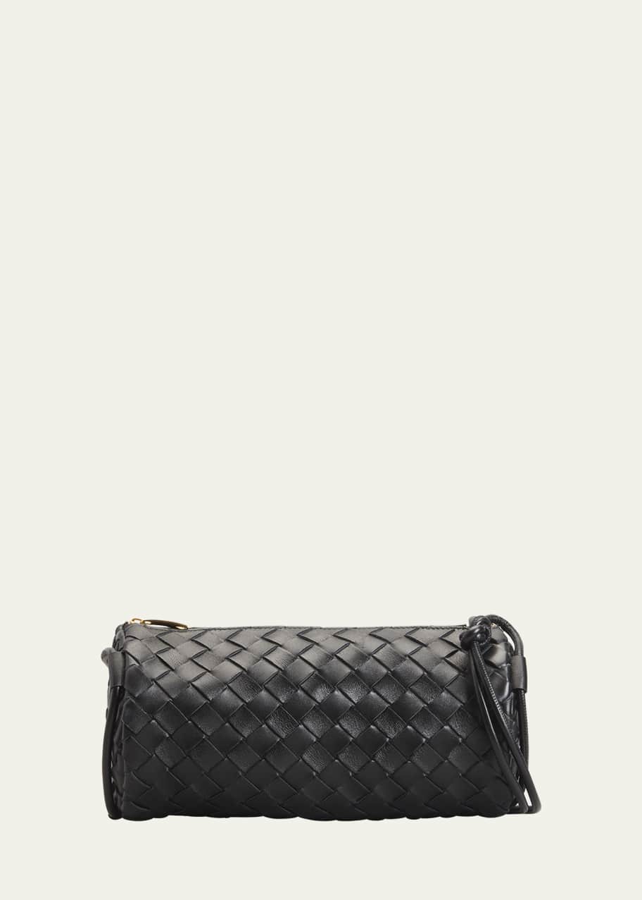 ショルダーバッグ BOTTEGA VENETA BARREL INTRECCIATO SHOULDER BAG Bottega Veneta Intrecciato Barrel Pouch Crossbody Bag