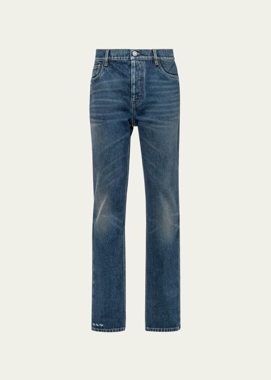PRADA テイパード ジーンズ 美品 SALE‼️ Prada Men's 5-Pocket Vintage Denim Trousers - Bergdorf Goodman