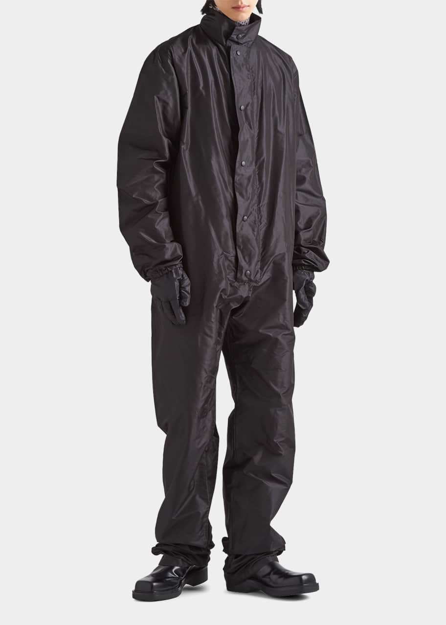 Prada Men's Re-Nylon Relaxed Jumpsuit - Bergdorf Goodman