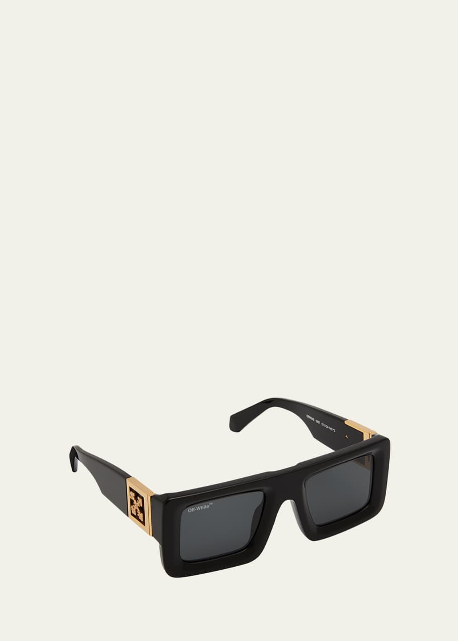 Off-White Men's Leonardo Oversized Rectangle Sunglasses