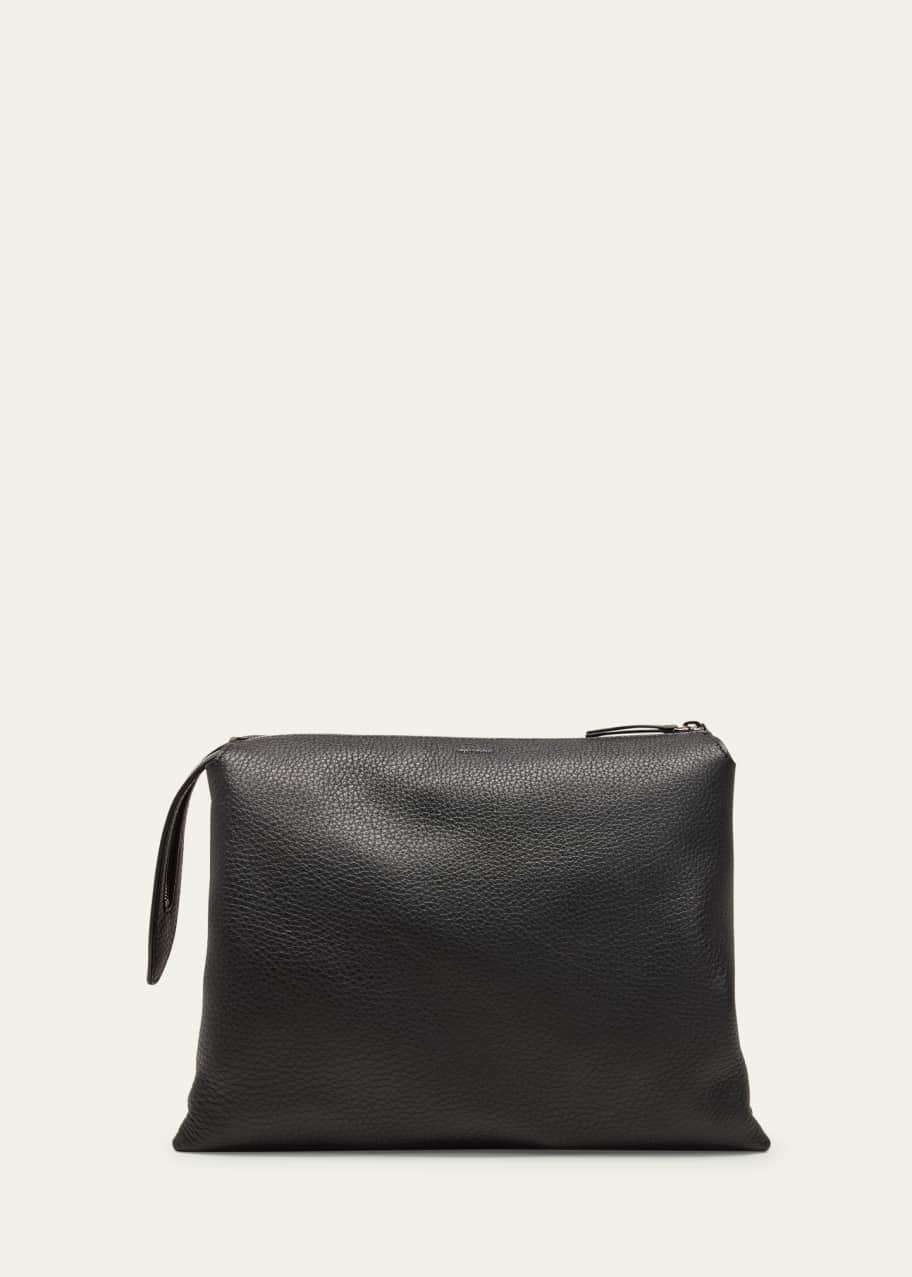 【The Row 】Graphite レザー Nu Twin Clutch バッグ Nu Twin – La Garçonne