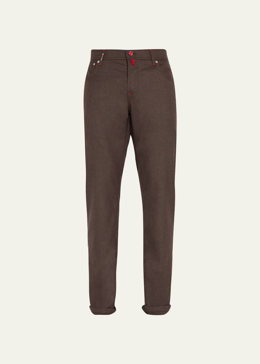 Image 1 of 1: Men's Cashmere 5-Pocket Trousers