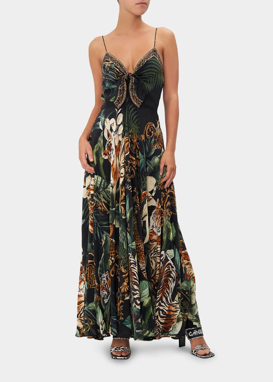 floral maxi.dress Wedtrend Women Blue Floral Casual Dress A Line Spaghetti Straps Boho Maxi  Summer Dress – WEDTREND