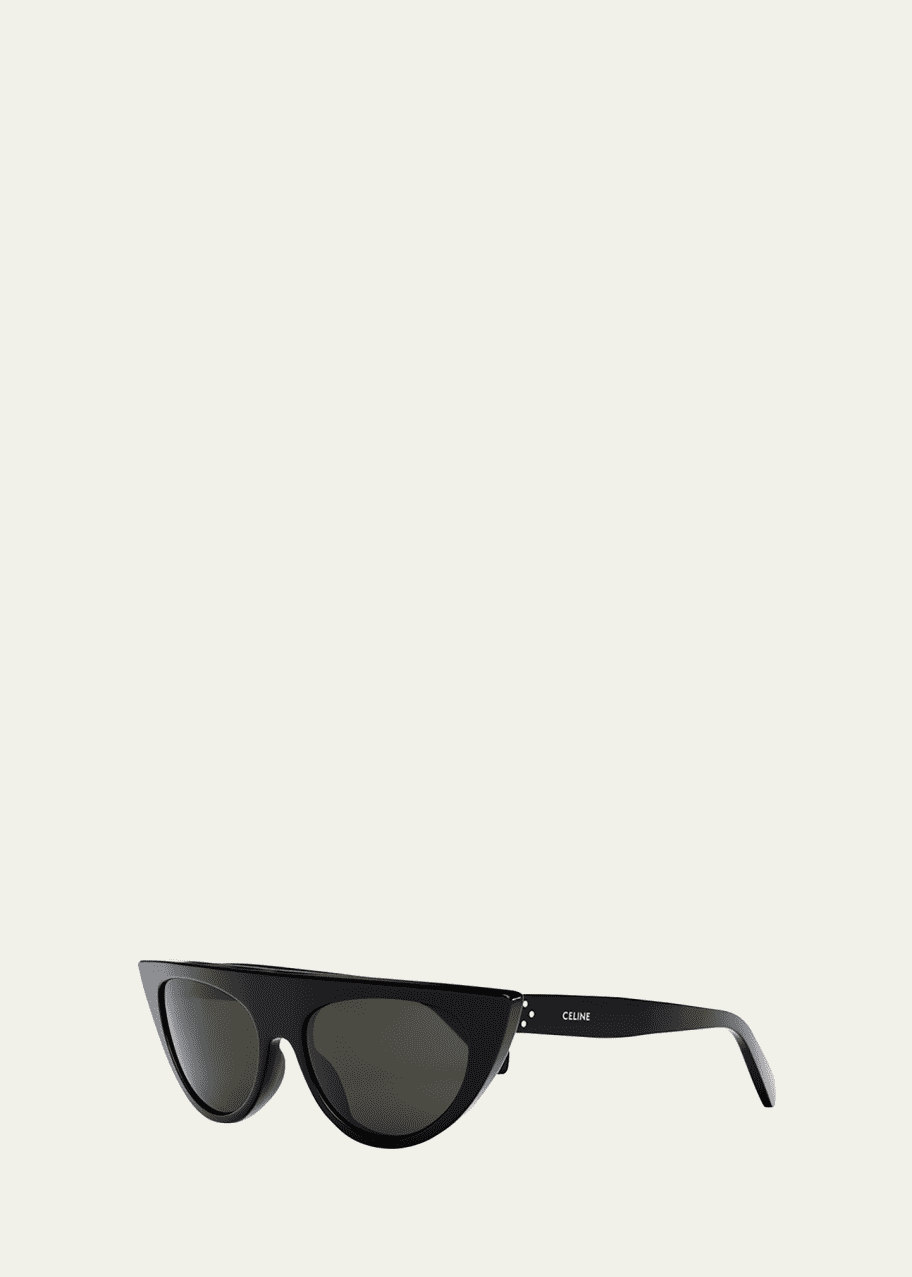Flat top 2024 cat eye sunglasses