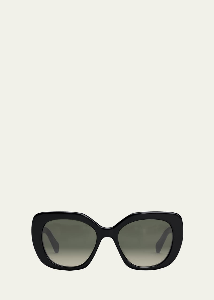 Image 1 of 1: Triomphe Acetate Butterfly Sunglasses