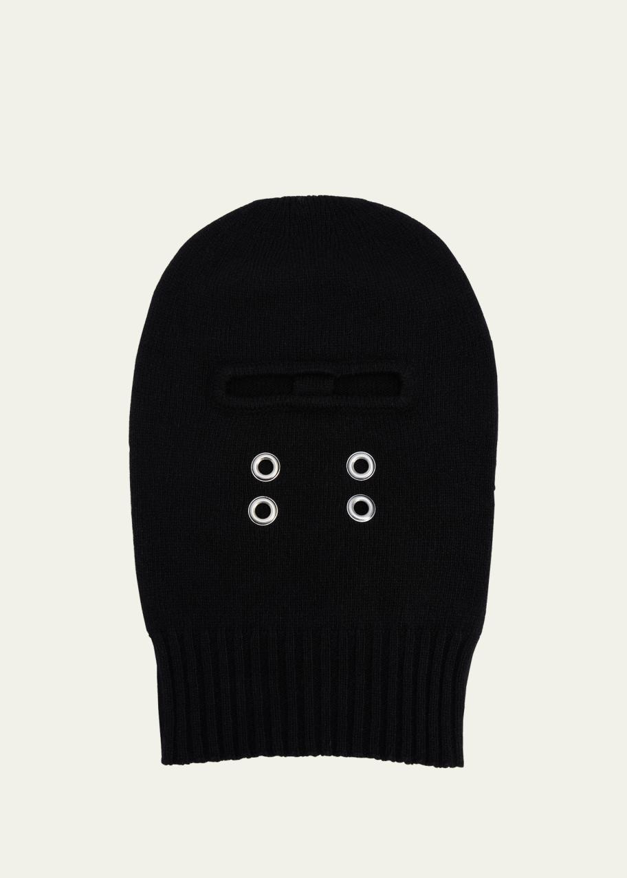 rickowens gimp バラクラバ　ニット帽 リックオウエンス F/W22 Rick Owens Men's Gimp Skull Balaclava - Bergdorf Goodman