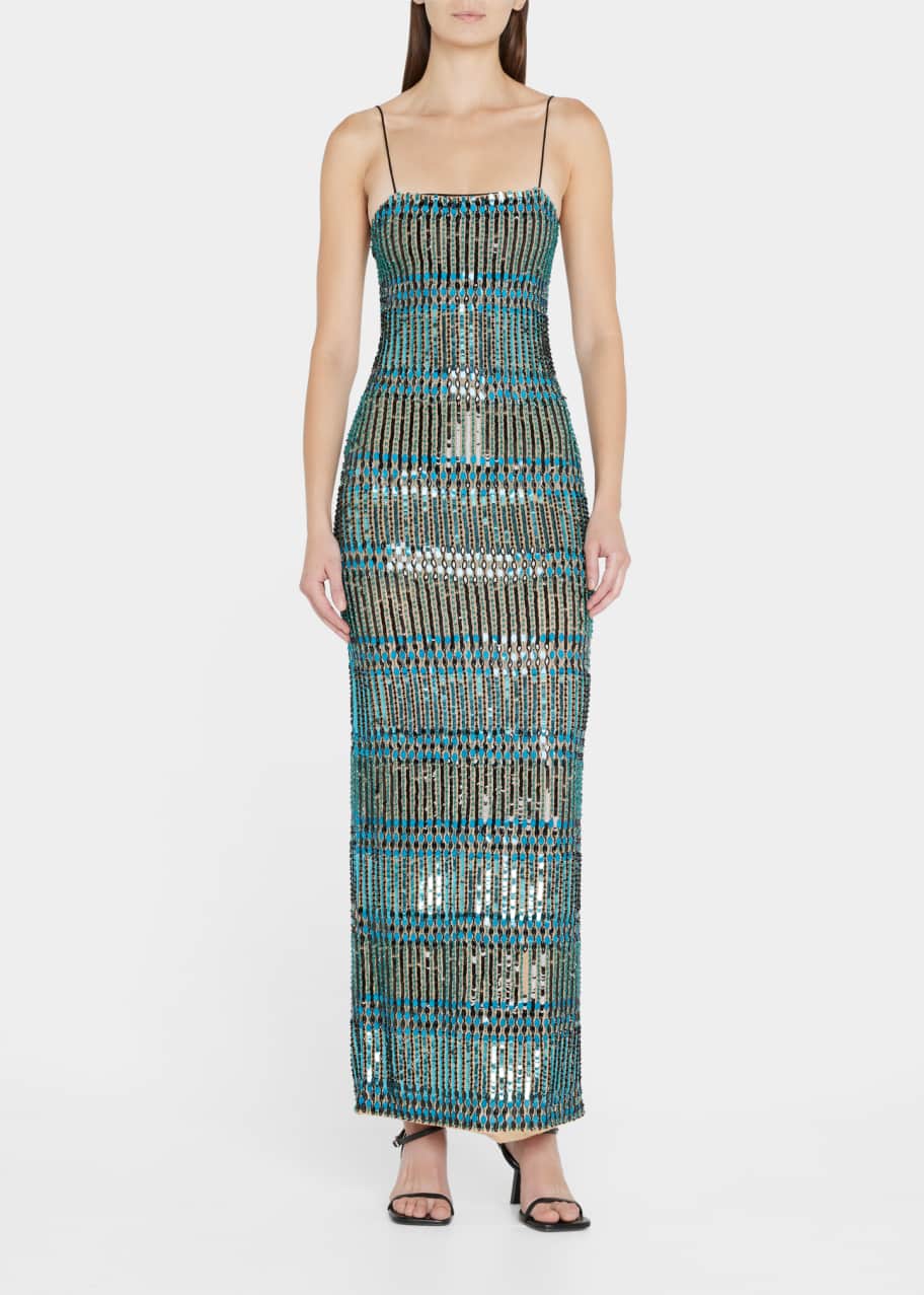 ALICE+OLIVIA フローラルプリント マキシドレス FIFI Fifi Maxi Dress In Venus Floral | Alice + Olivia