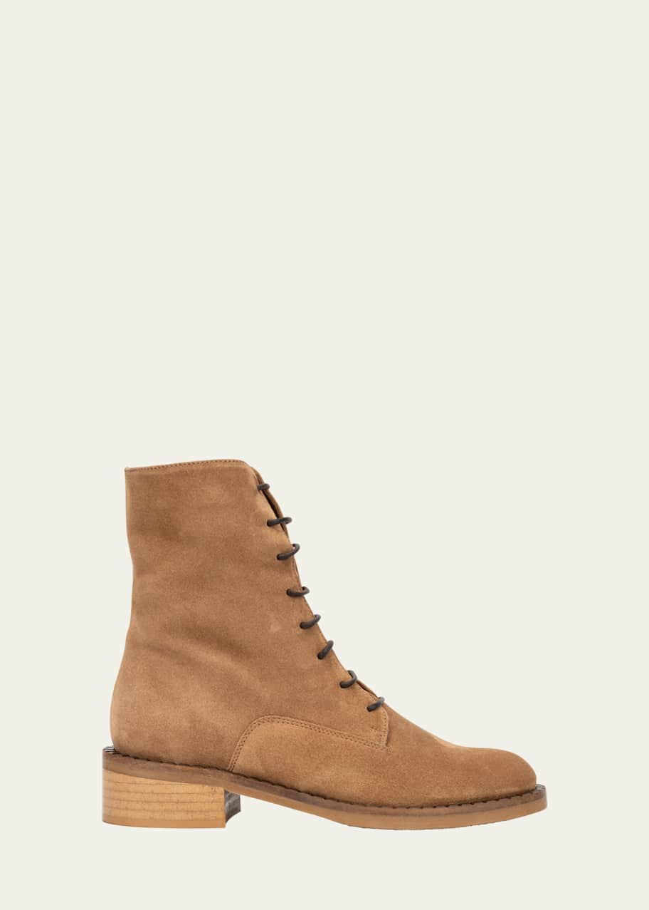 Aquatalia Gianella Suede Lace Up Boots Bergdorf Goodman