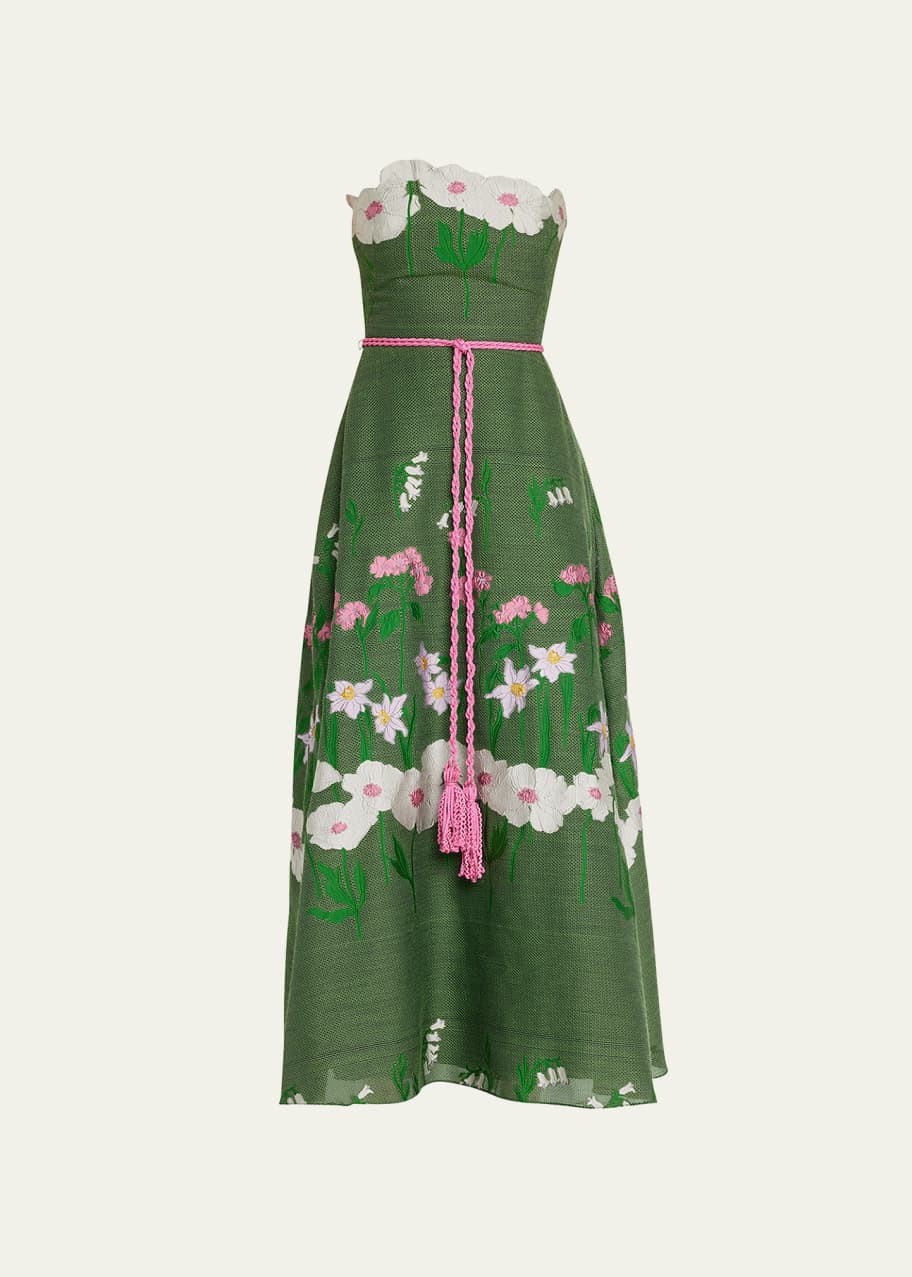 Lela rose green dress top