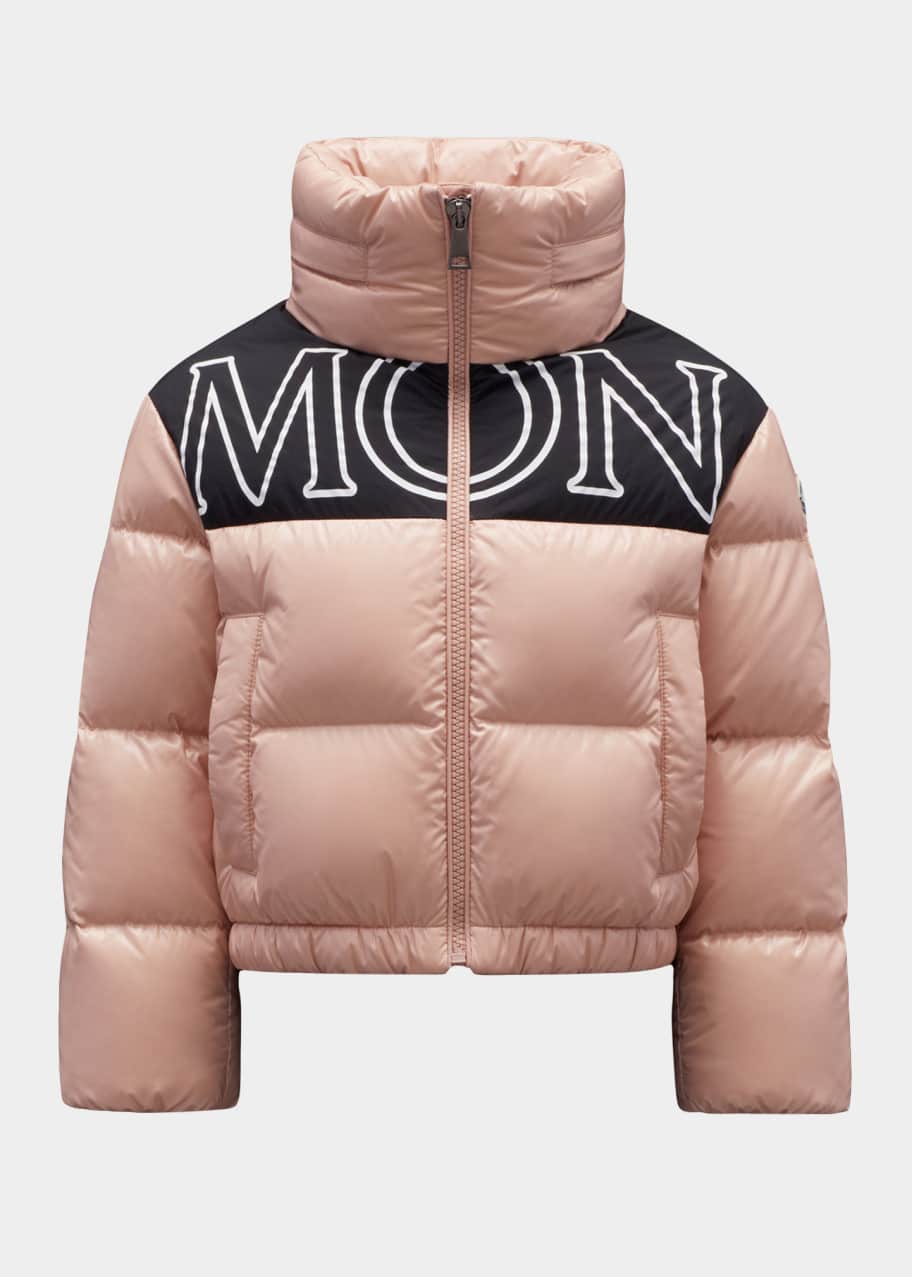 Girl s Gers Contrast Logo Print Puffer Jacket Size 8 14