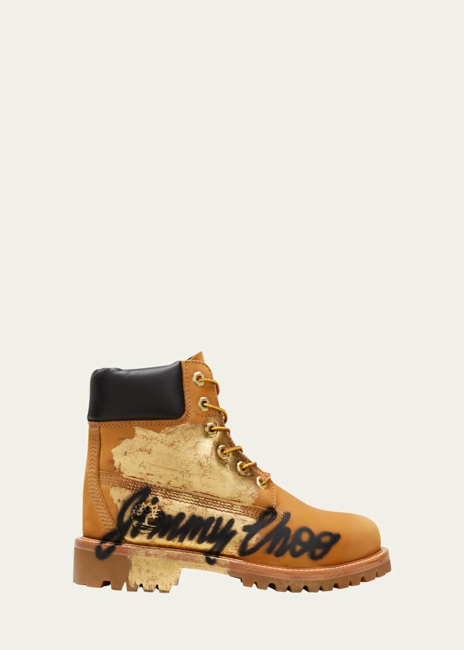 Jimmy Choo x Timberland Graffiti Utility Boots - Bergdorf Goodman