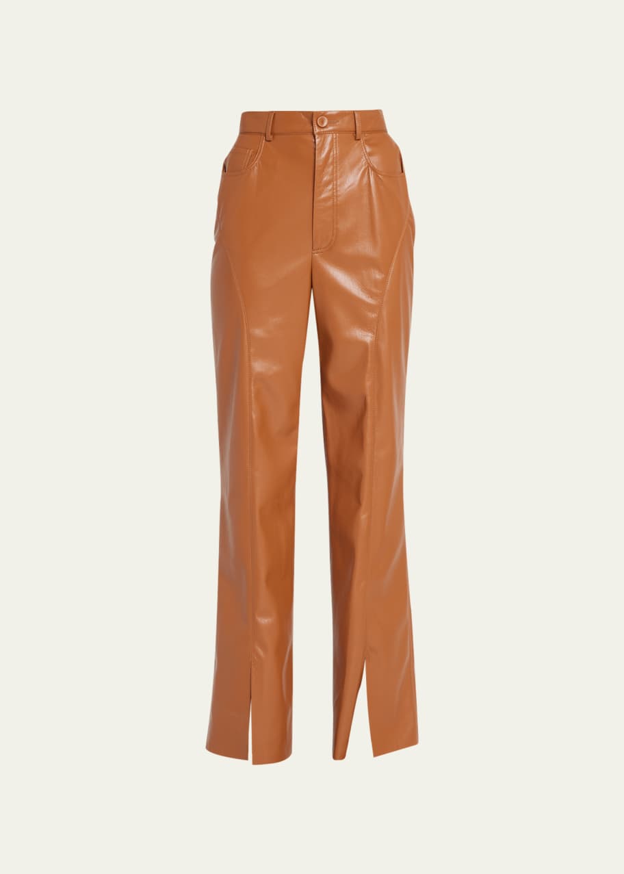 Nanushka discount leather pants