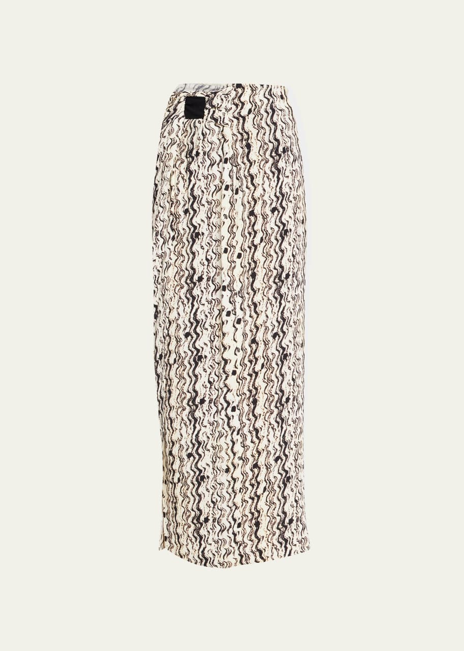 Nanushka snake print skirt clearance