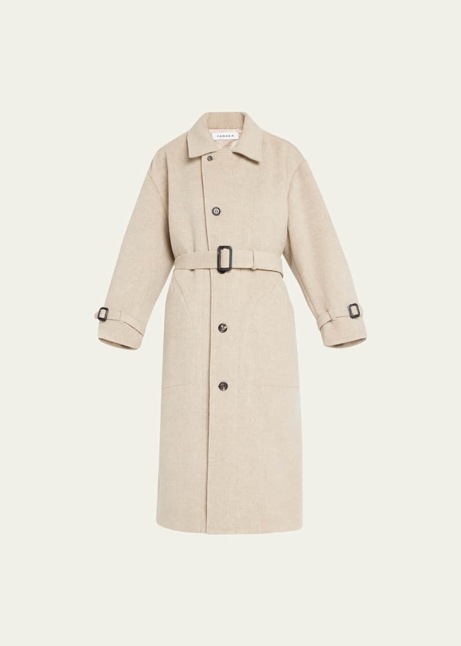 Image 1 of 1: The Coat Oversized Reversible Trench Coat