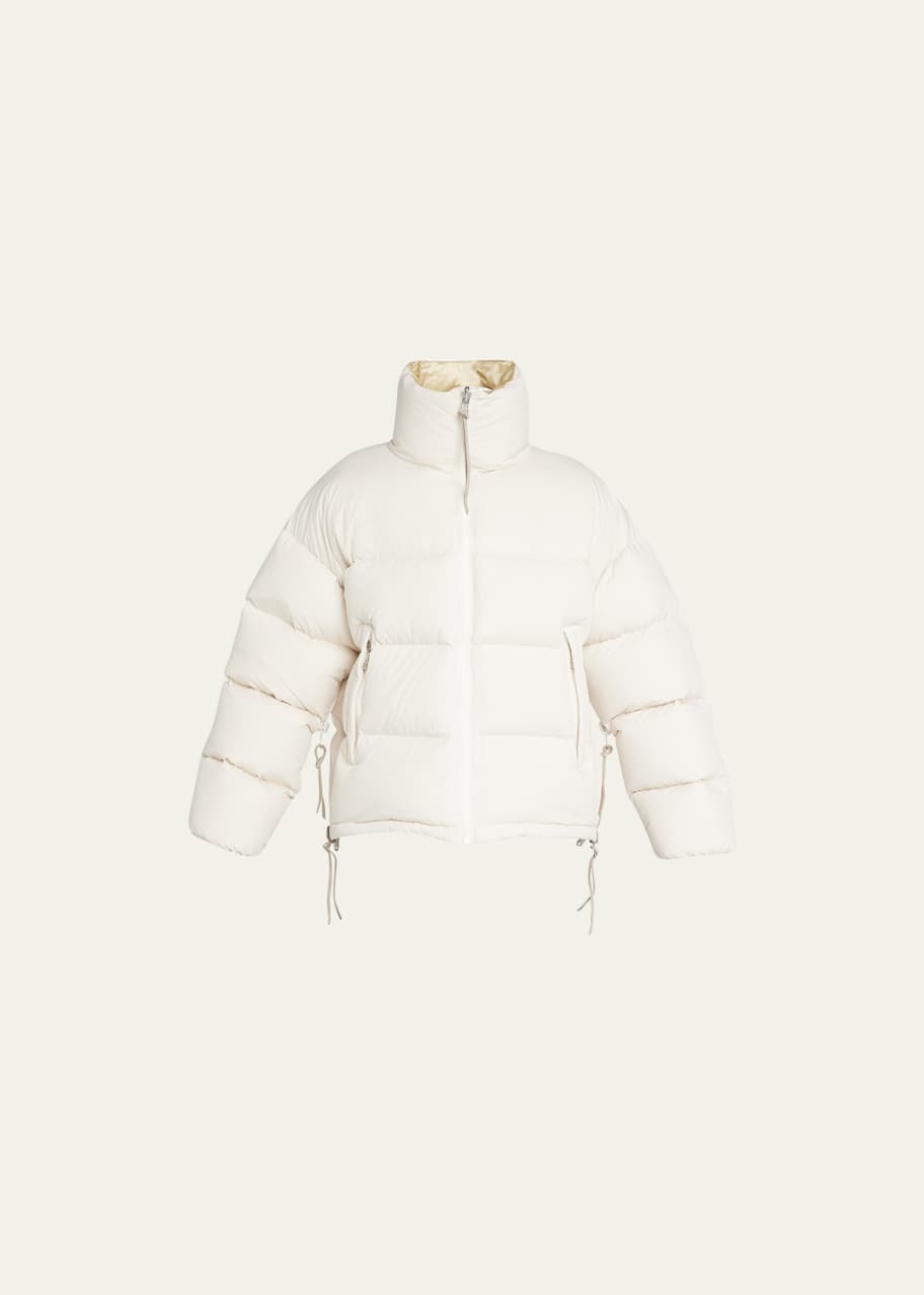 Image 1 of 1: New Classic Reversible Open-Side Puffer Jacket