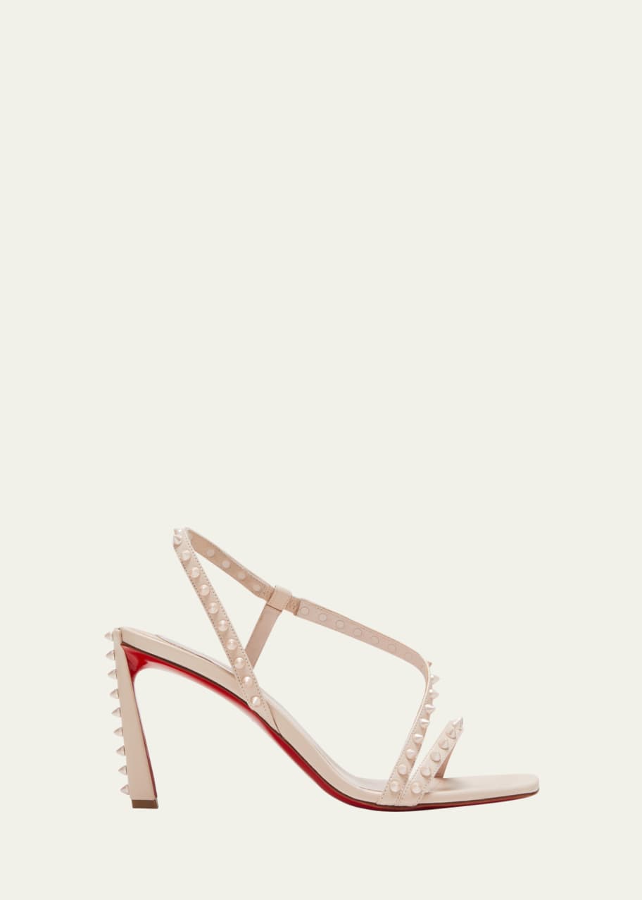 Christian Louboutin Rosa Spike Slingback Red Sole Sandals