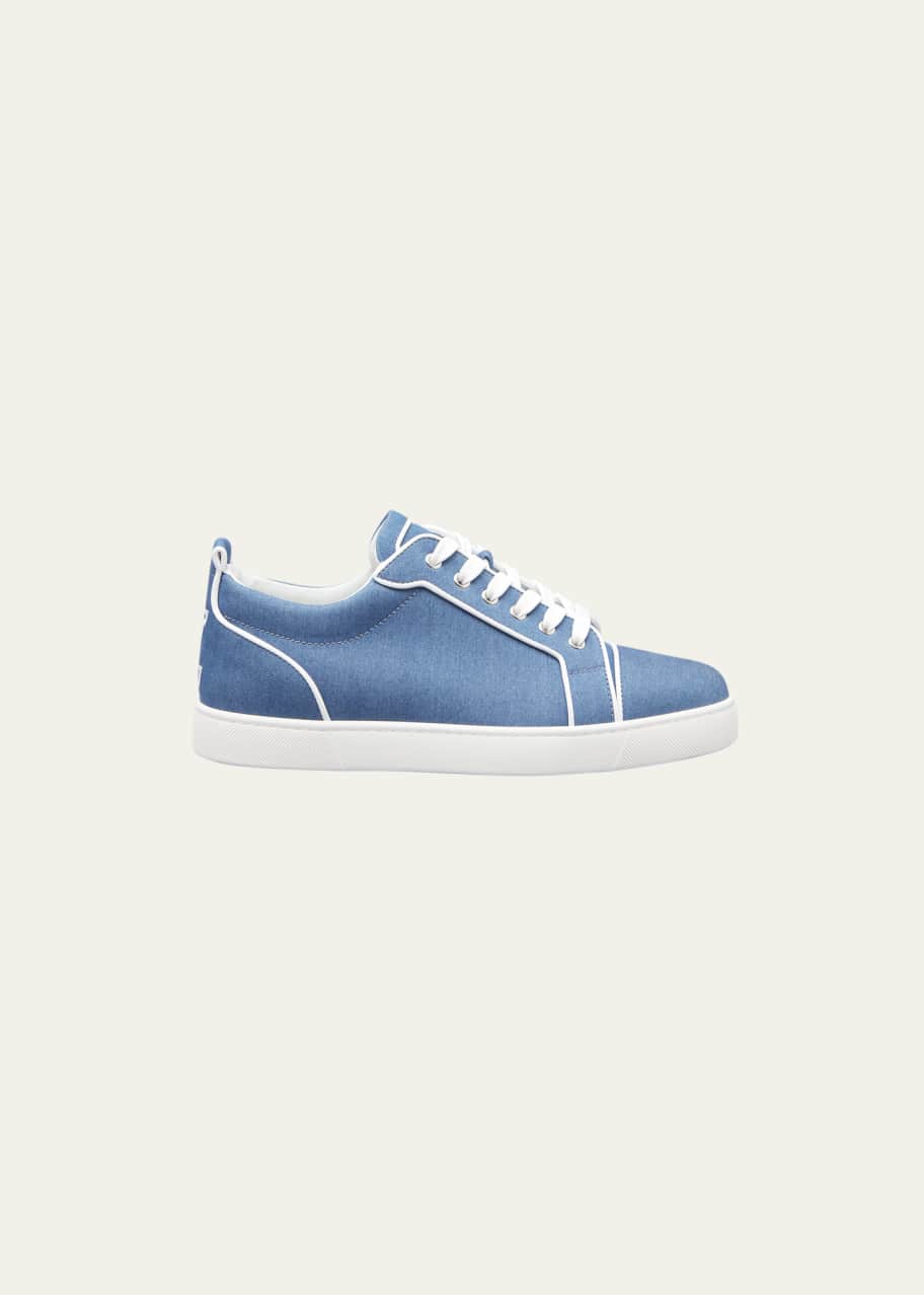 Christian louboutin sales denim shoes