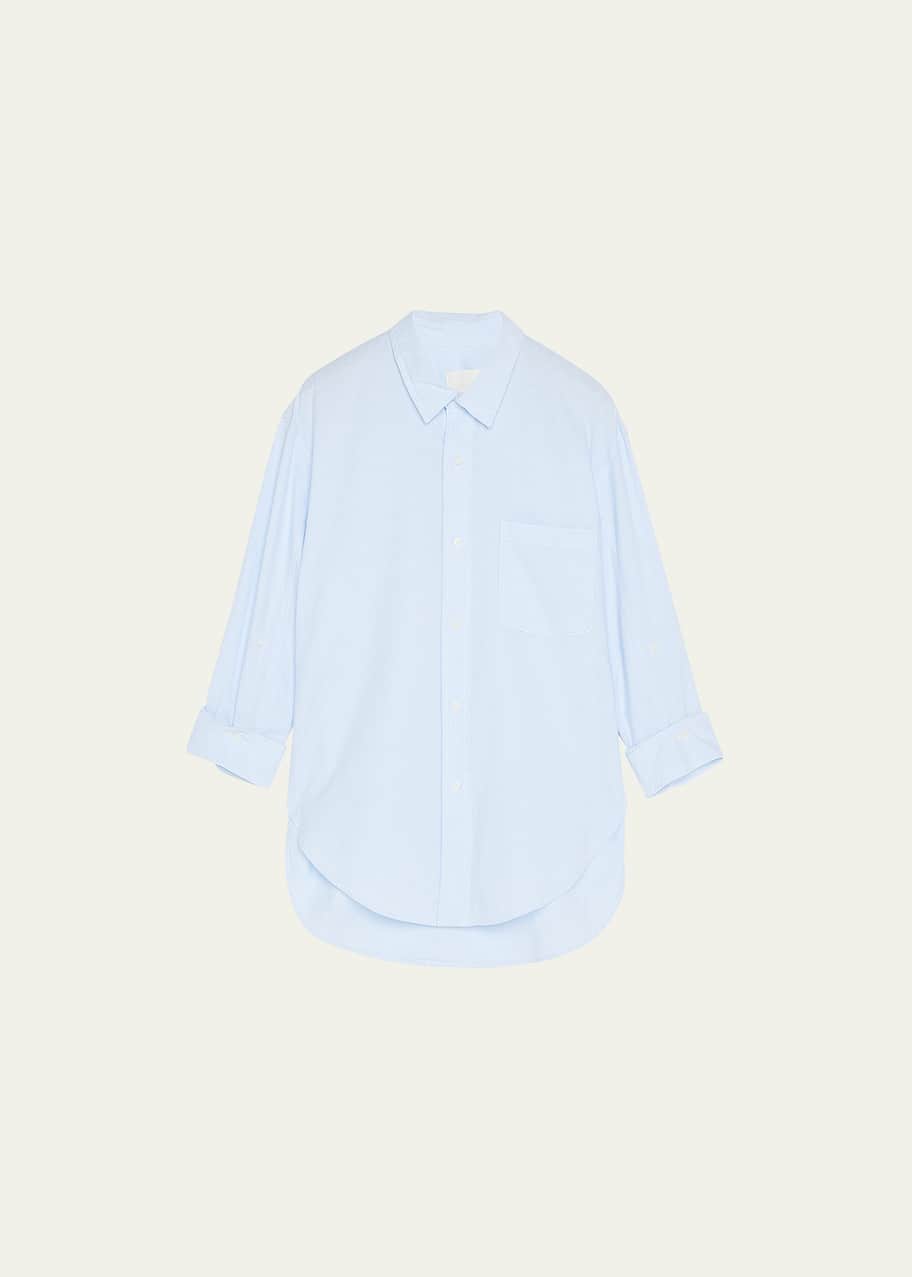 Image 1 of 1: Kayla Oversized Button-Front Shirt