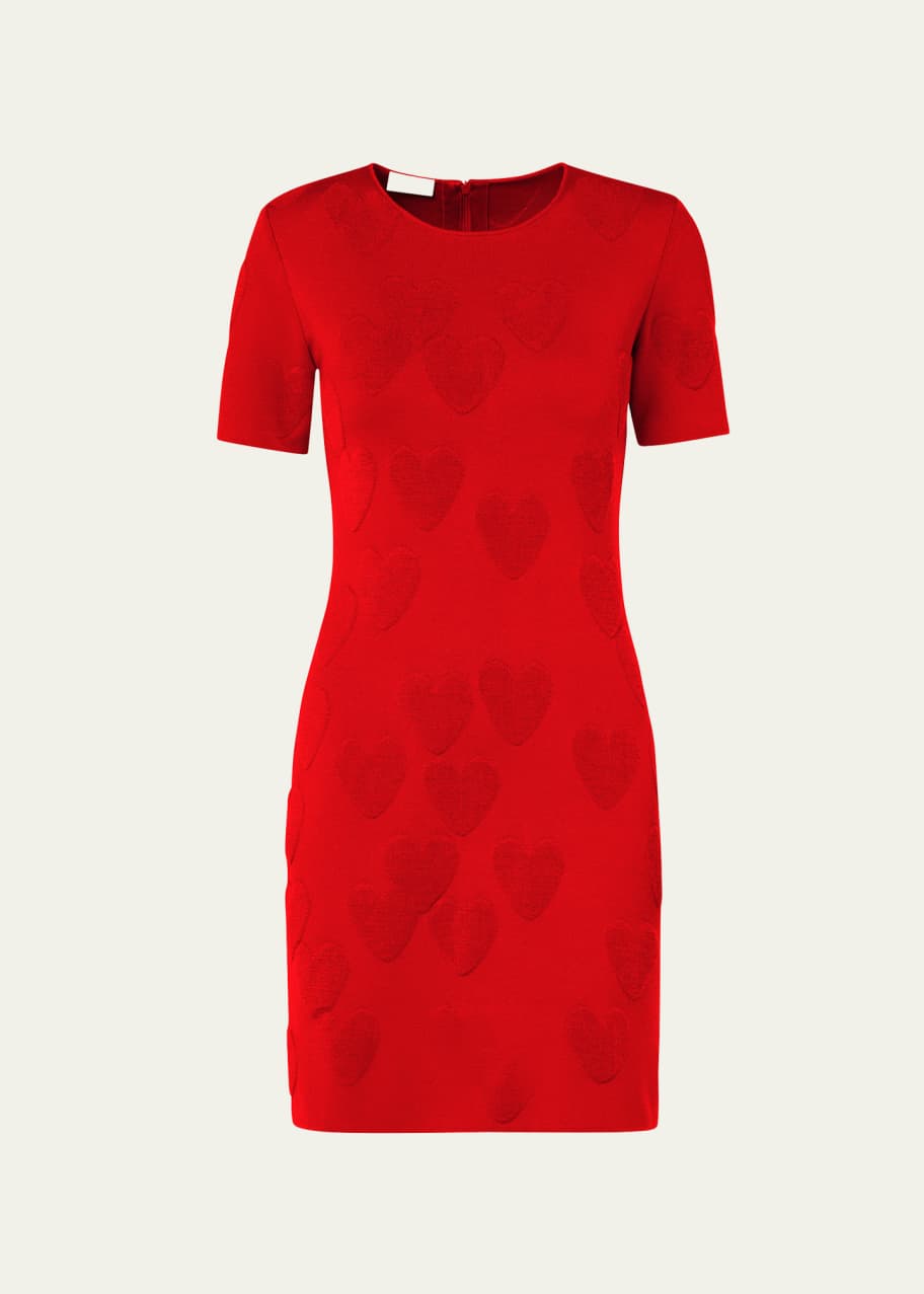 strapless open back dress Red Crystal Heart dress – Marianna Senchina main image 1