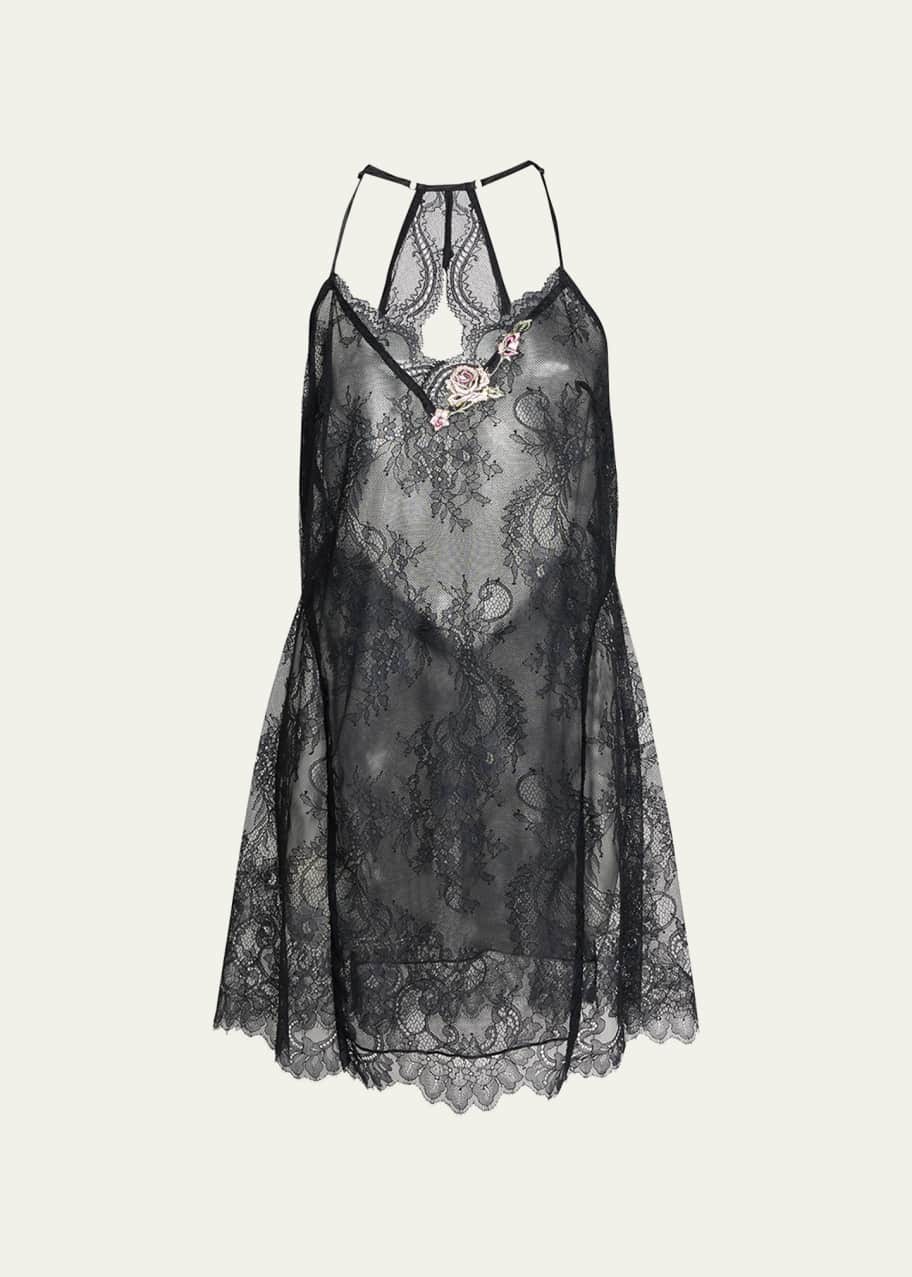 Lia Floral Embroidered Babydoll main image 1