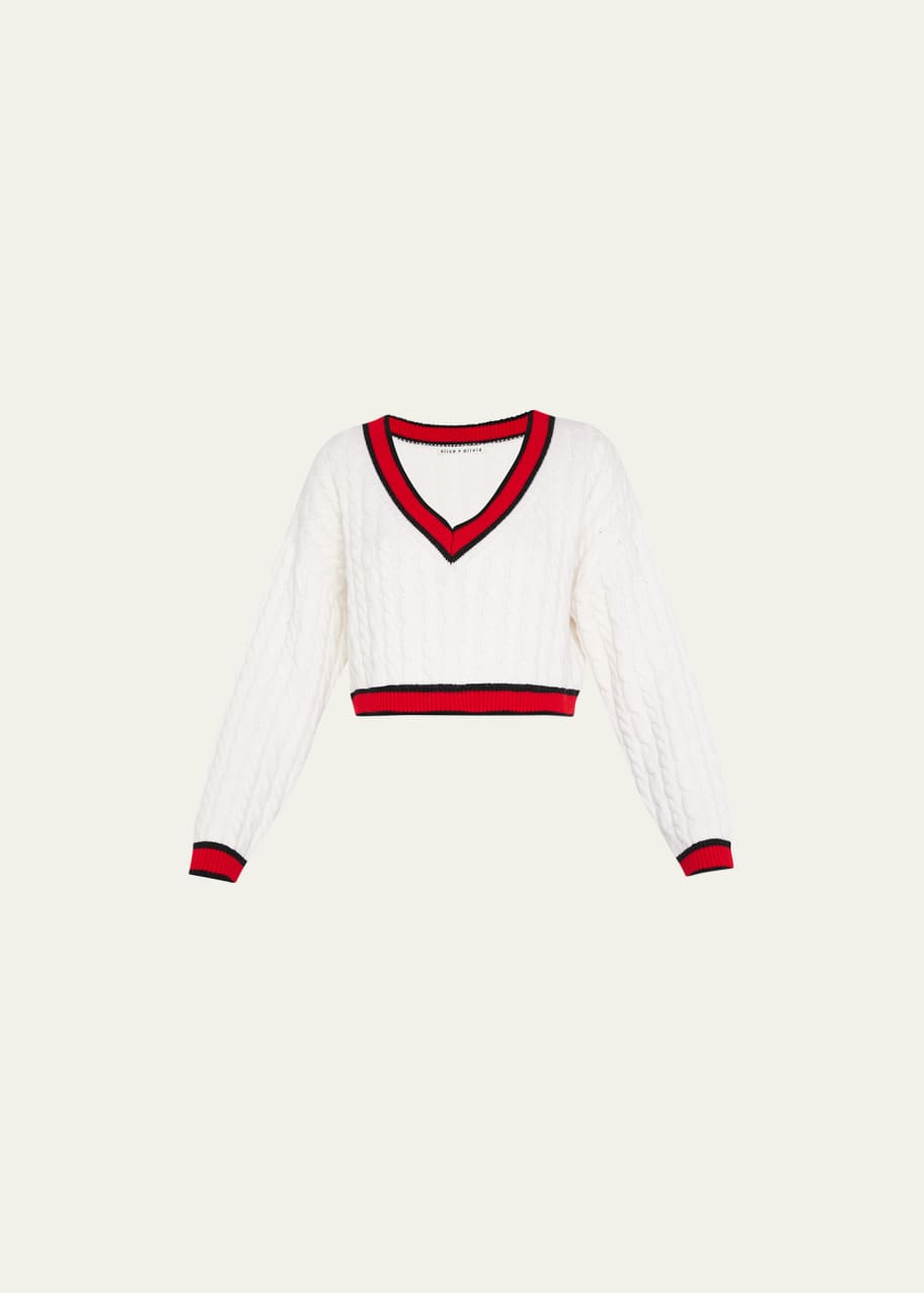 alice&amp;olivia ニット ALICE + OLIVIA Ginger Off Shoulder Pullover | Shopbop
