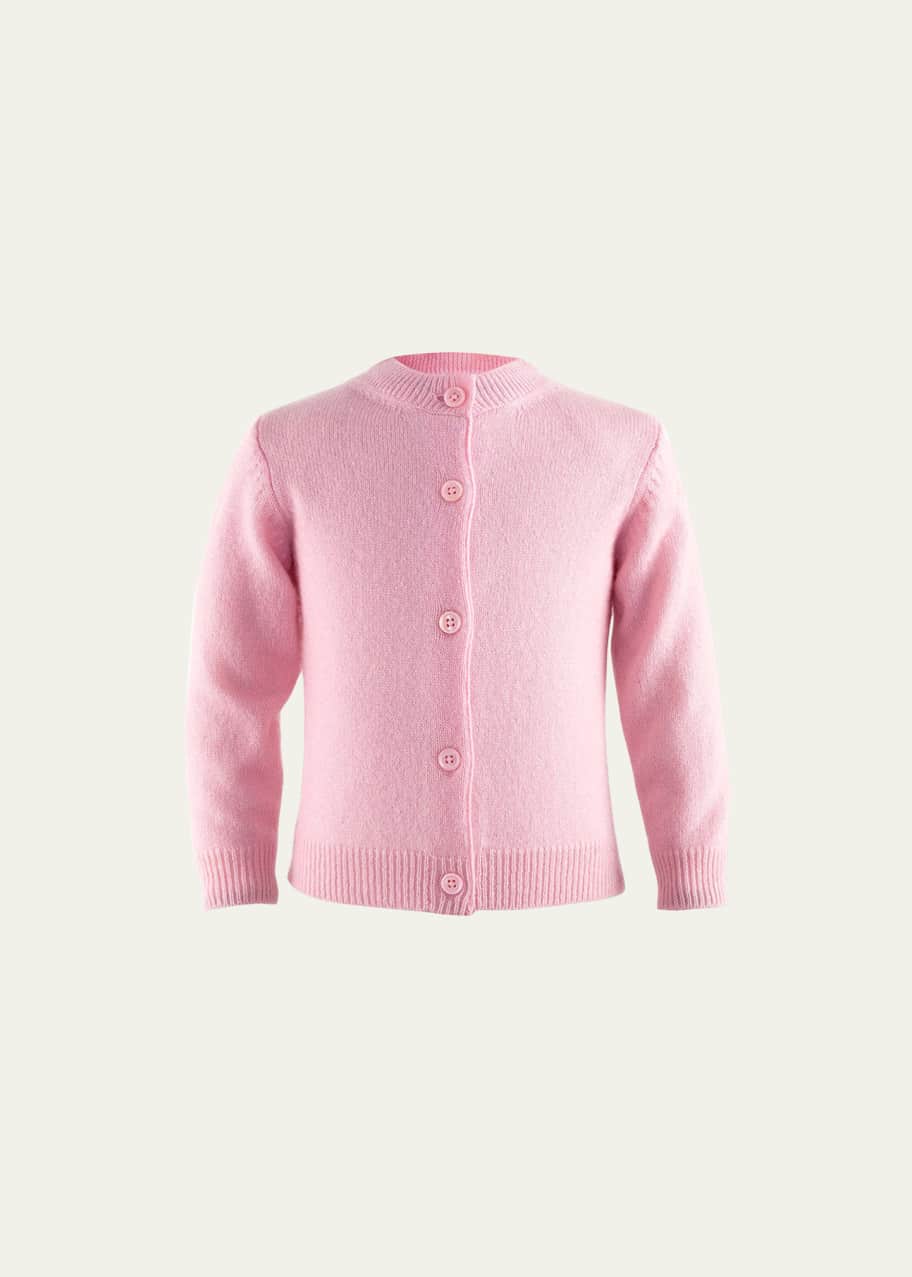 Image 1 of 1: Girl's Cashmere Cardigan, Size 6M-24M