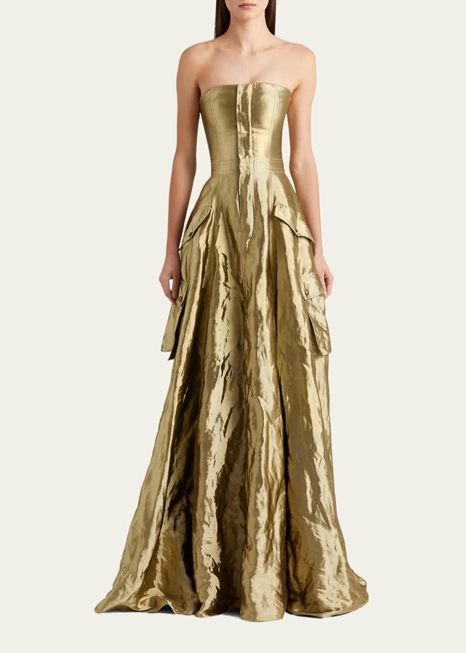 Ralph lauren metallic dress 2025