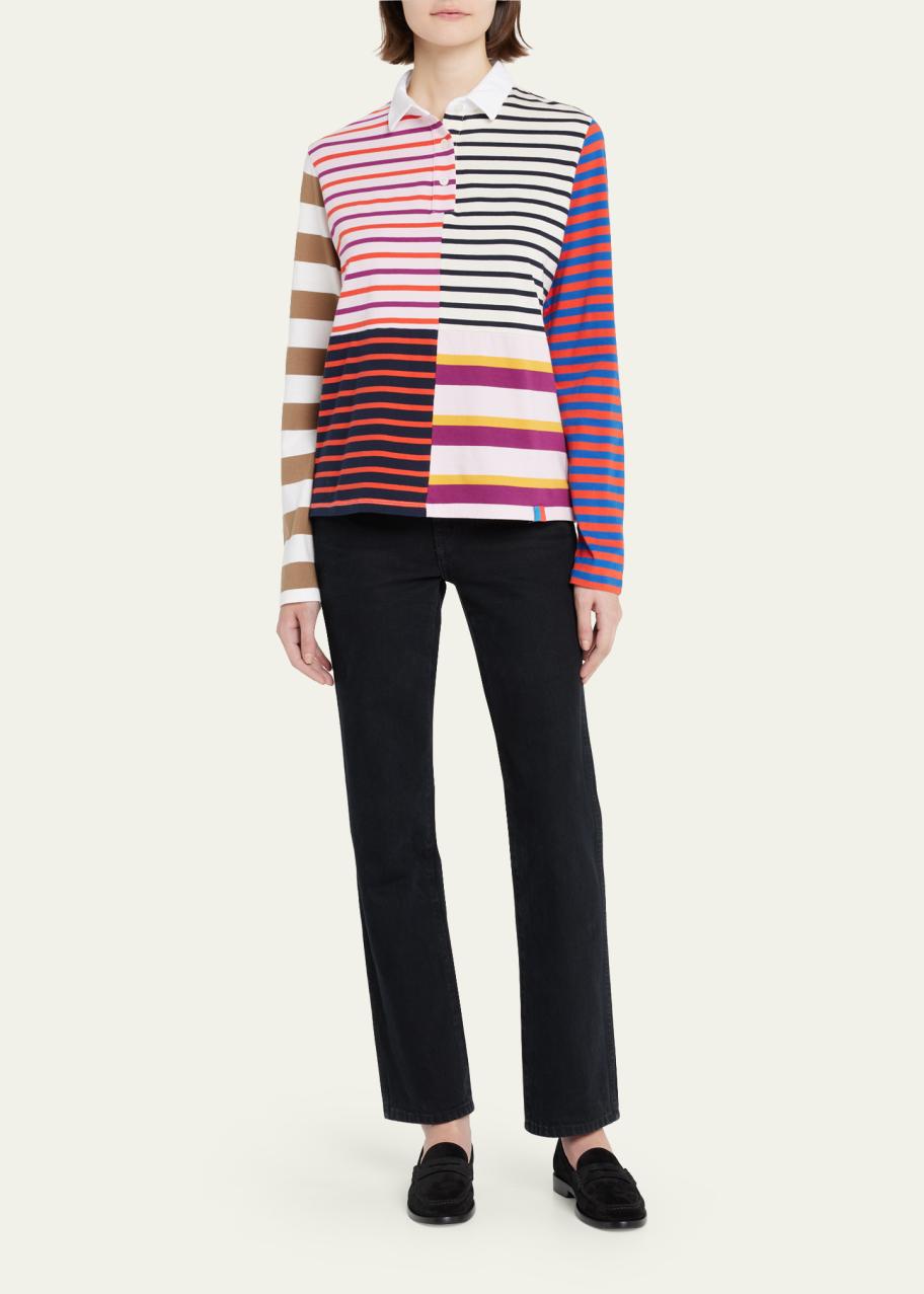 Kule The Patch Rugby Cotton Shirt - Bergdorf Goodman