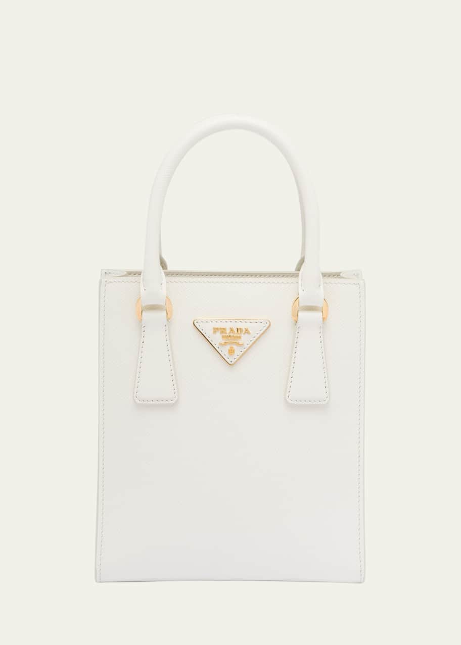 Image 1 of 1: Mini Calf Leather Shopper Tote Bag