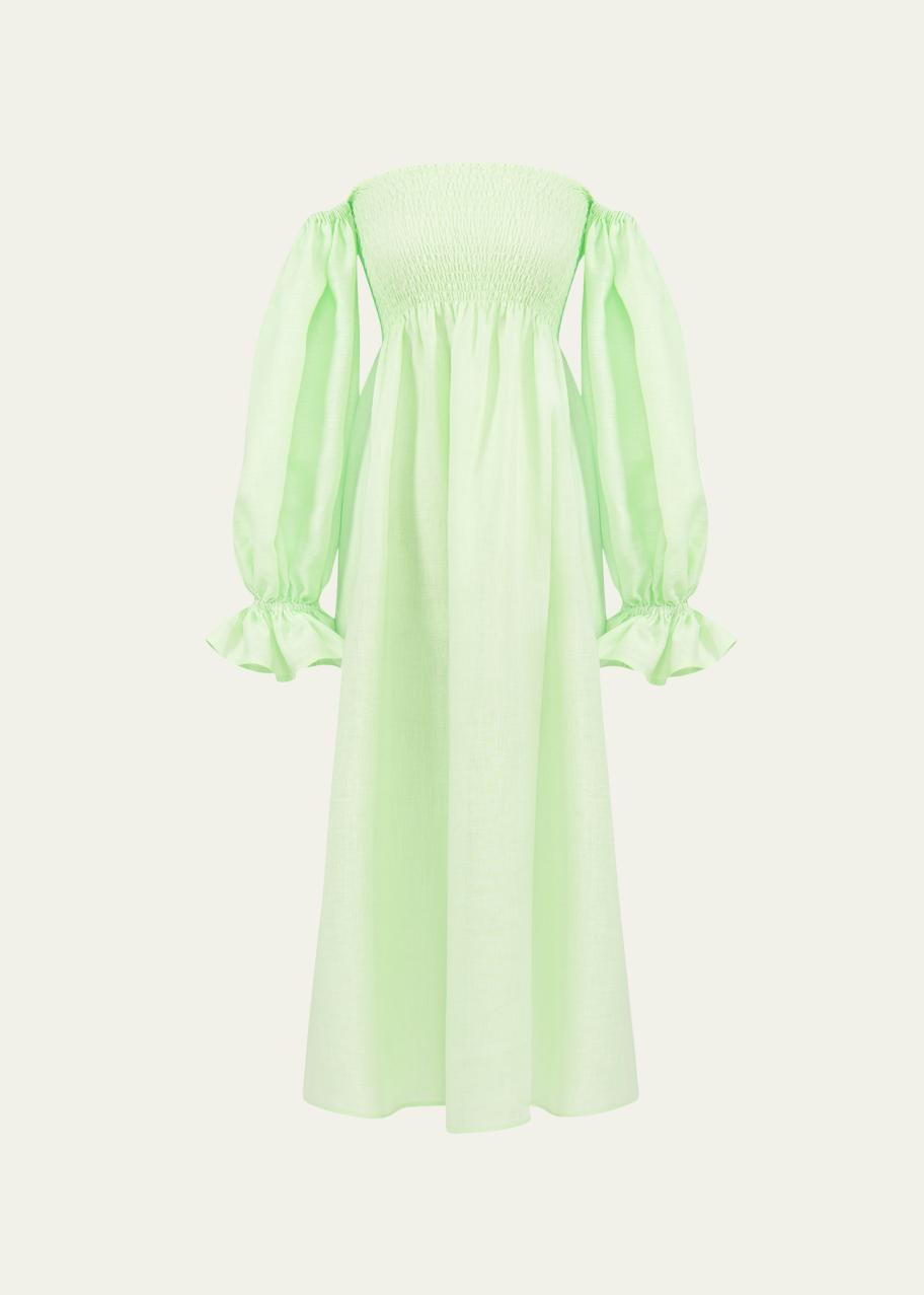 green sleeper dress Atlanta Midi COCKTAIL DRESES
